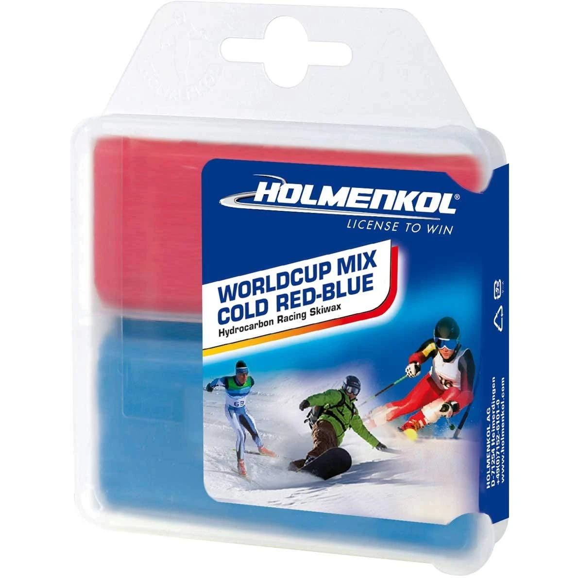 HOLMENKOL WORLD CUP MIX COLD RED-BLUE 2*35G 3 HOLMENKOL WORLD CUP MIX COLD RED-BLUE 2*35G