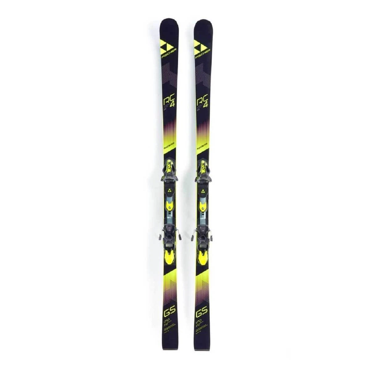 FISCHER RC4 WC GS JR (ATTACCO ESCLUSO) Black/yellow 3 FISCHER RC4 WC GS JR (ATTACCO ESCLUSO) Black/yellow