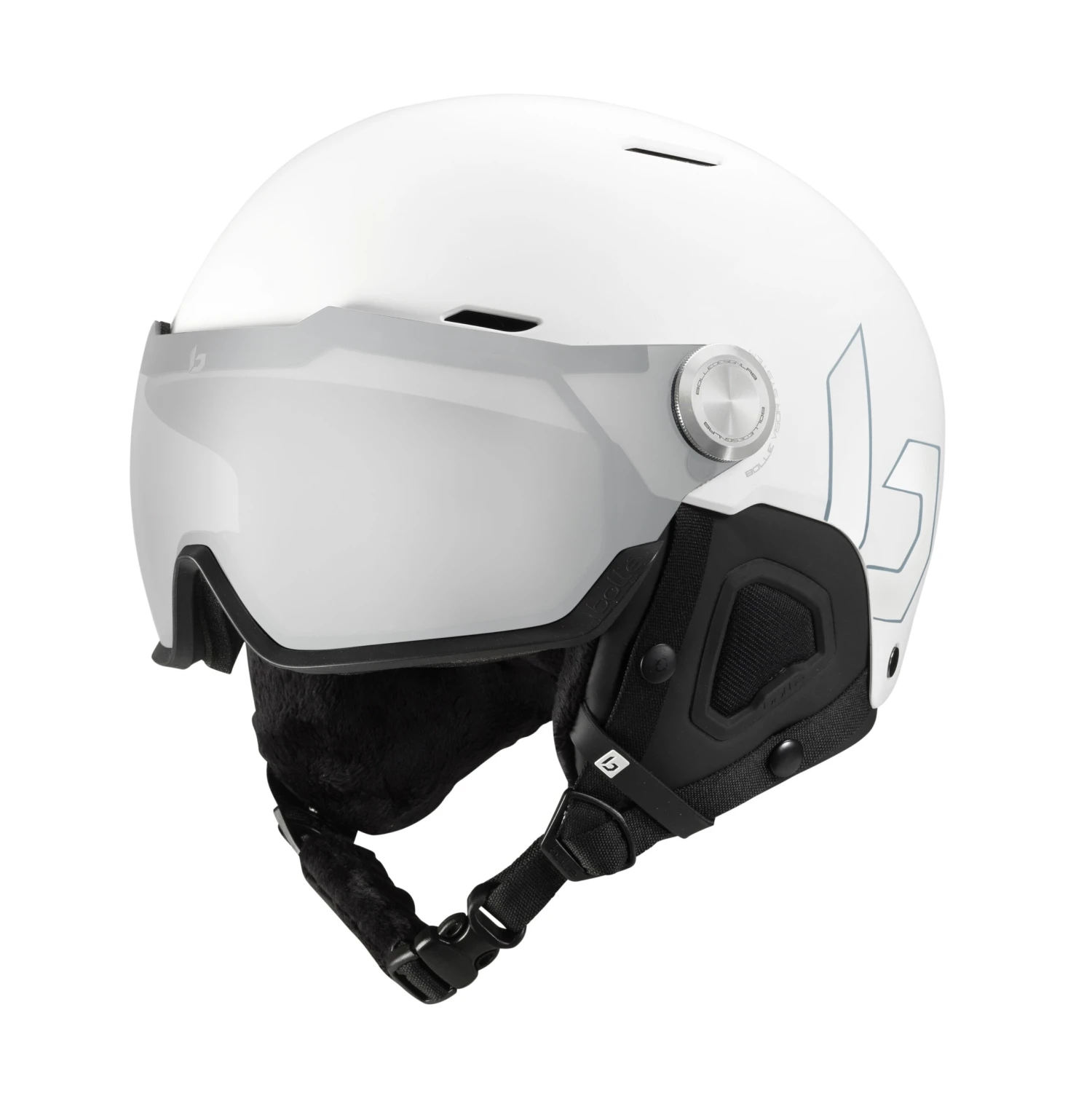 BOLLE' MIGHT VISOR PREMIUM MIPS White Matte 3 BOLLE' MIGHT VISOR PREMIUM MIPS White Matte
