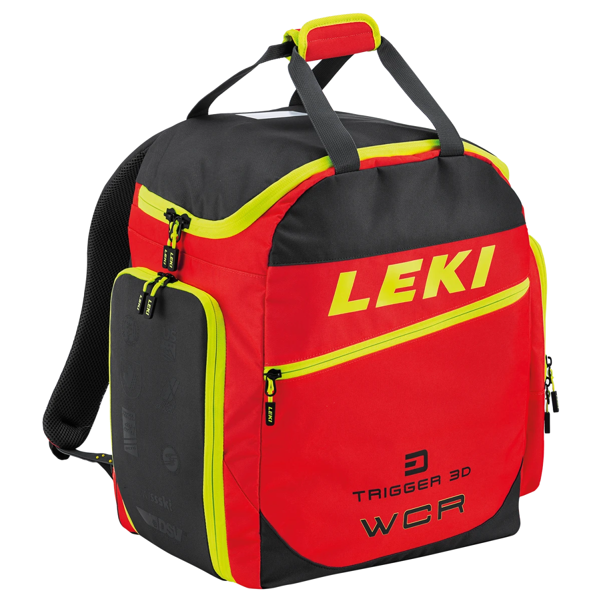 LEKI Ski Boot Bag WCR 60L Red 3 LEKI Ski Boot Bag WCR 60L Red