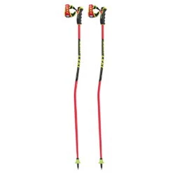 LEKI WCR GS CARBON 3D Neon Rosso