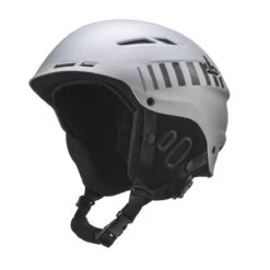 RH+ RIDER HELMET Matte Silver/grey