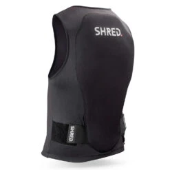 SHREDFLEXI BACK PROTECTOR VEST ZIP Black