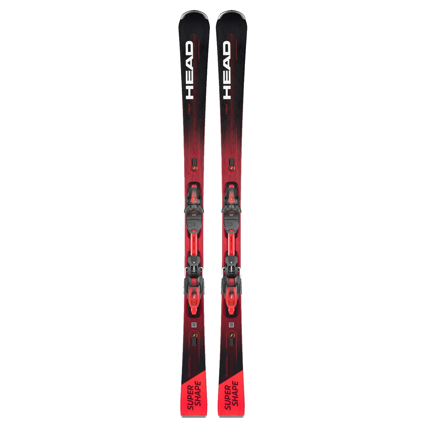 HEAD Supershape E-Rally Performance Ski + PRD 12 Black/red 3 HEAD Supershape E-Rally Performance Ski + PRD 12 Black/red