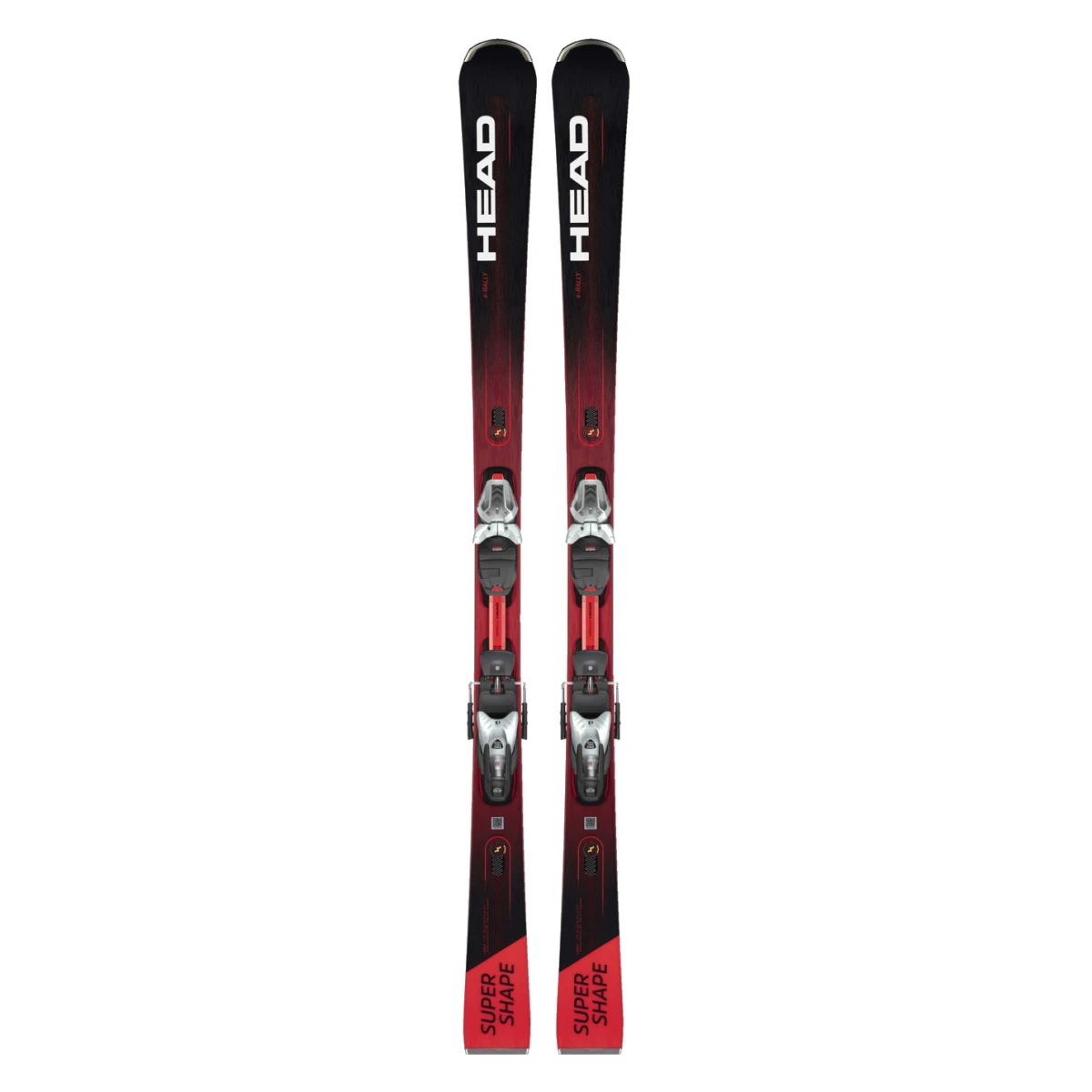 HEAD Supershape E-Rally Performance Ski + PERFORMANCE PR 13 Black/red 3 HEAD Supershape E-Rally Performance Ski + PERFORMANCE PR 13 Black/red