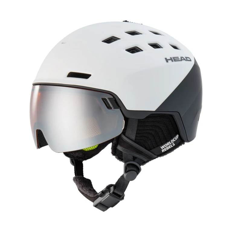 HEAD RADAR VISOR SKI HELMET White/black 3 HEAD RADAR VISOR SKI HELMET White/black